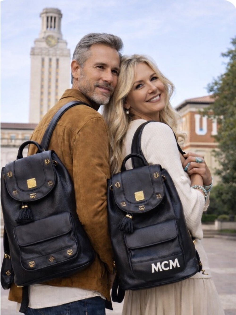 MCM Leather Backpack